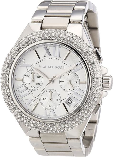 michael kors montre femme argent|michael kors diamond watch women's.